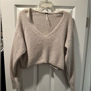 Free People Cropped Sweater